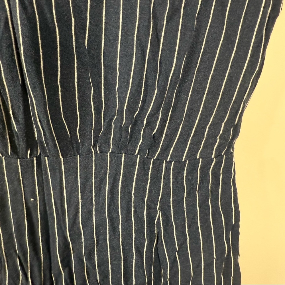 Cotton On Blue Sleeveless V-Neck Striped Jumpsuit Size Small - Picture 11 of 13